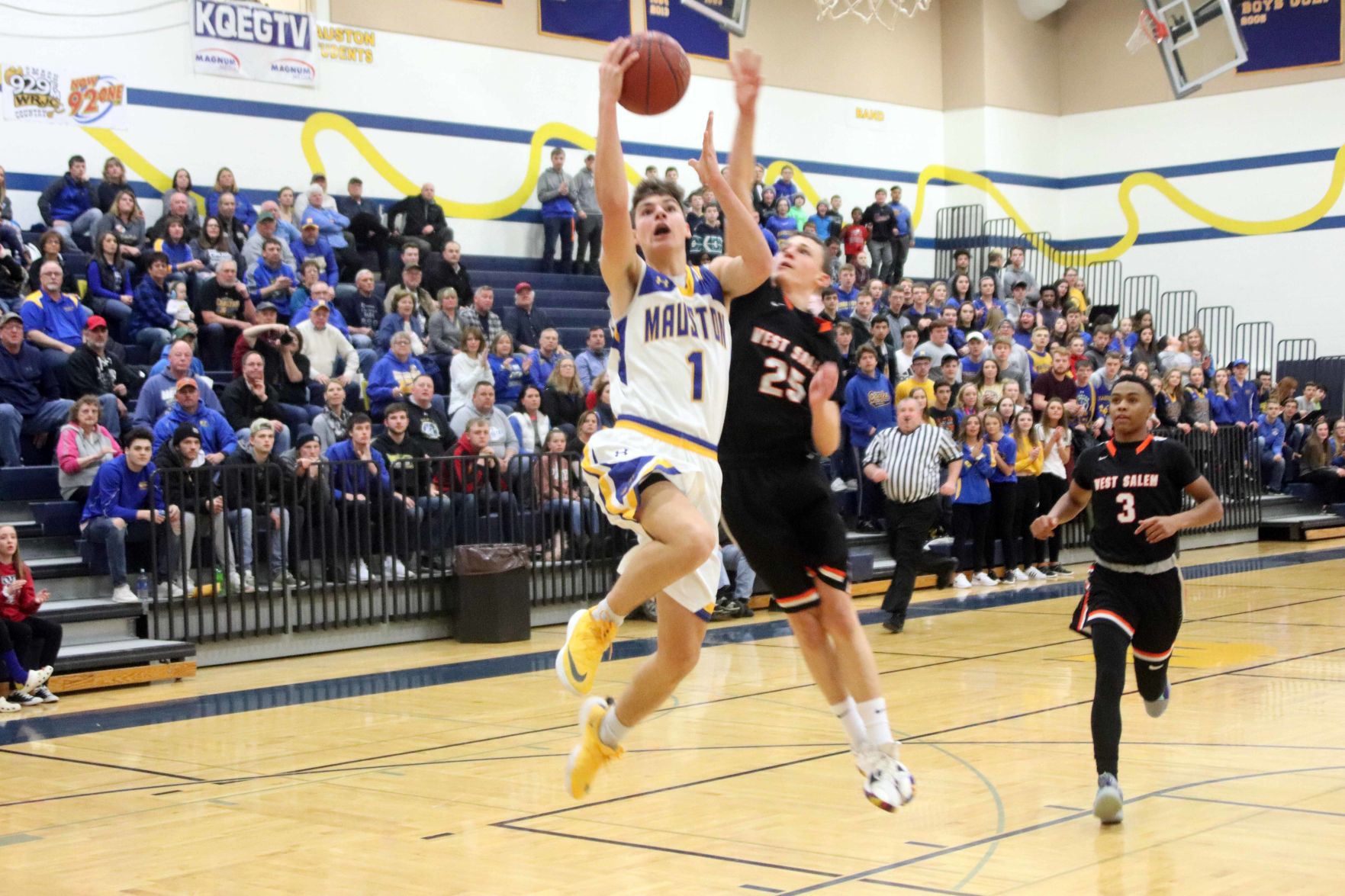 West Salem at Mauston boys basketball (3-1-19)
